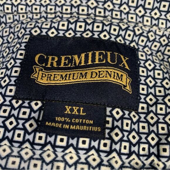 Cremieux Premium Denim Long Sleeve Button Down Shirt XXL #624 - Picture 5 of 10